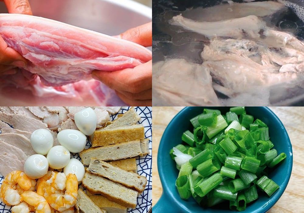 Sơ chế các nguyên liệu