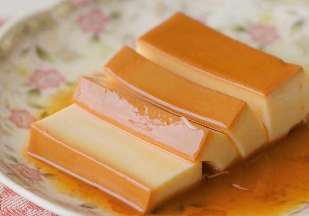 Flan phô mai