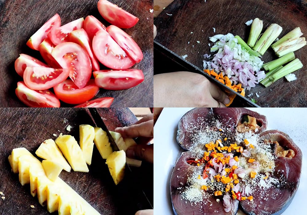 Sơ chế các nguyên liệu