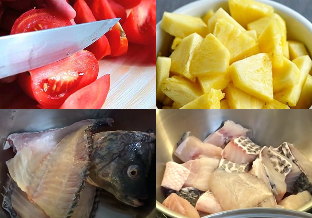 Sơ chế các nguyên liệu