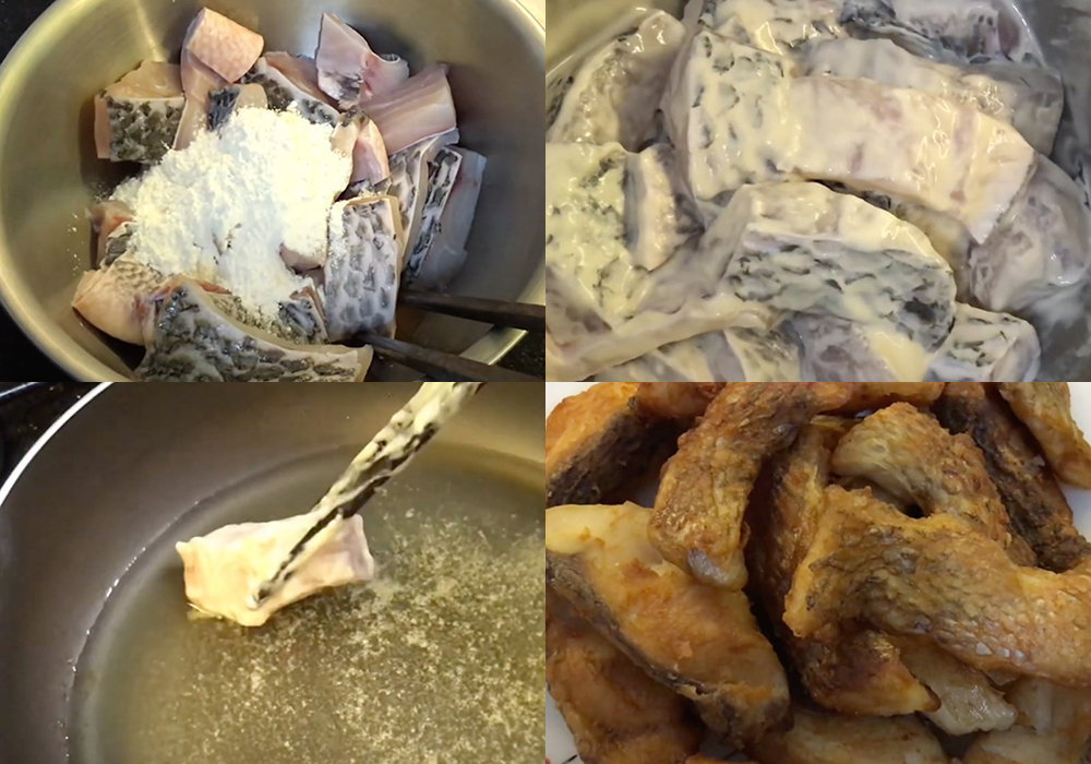 Lọc và chiên cá