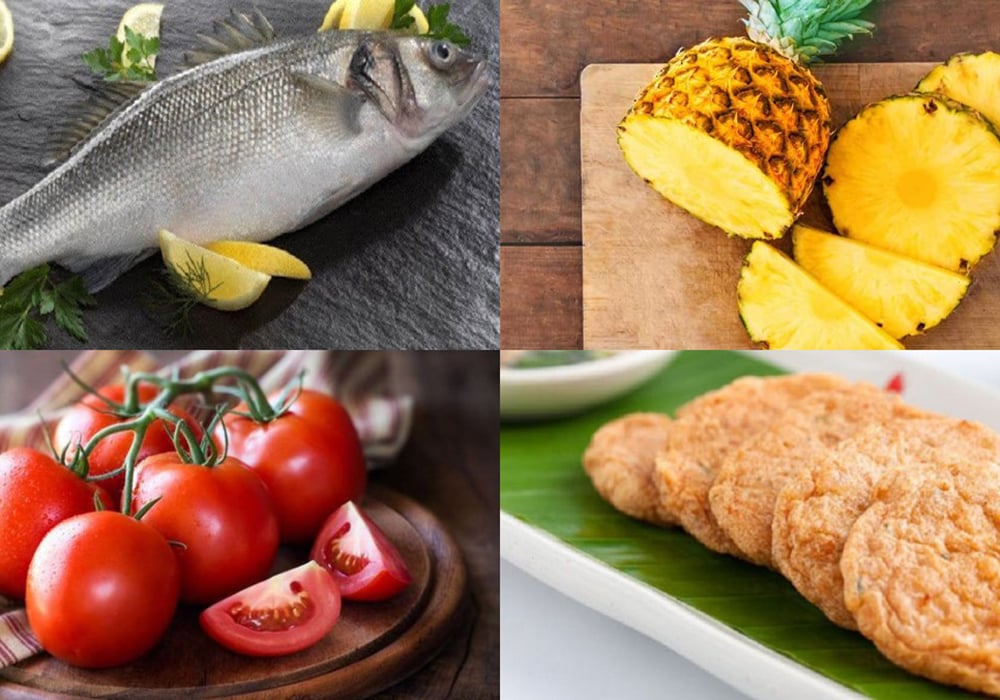 Nguyên liệu làm bún chả cá Nha Trang