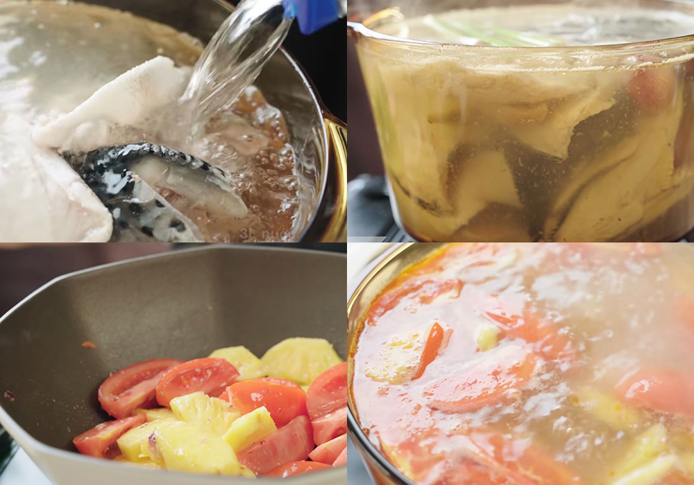 Các bước làm bún chả cá Nha Trang