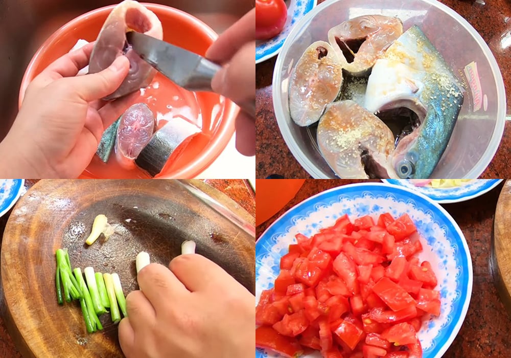 Sơ chế các nguyên liệu