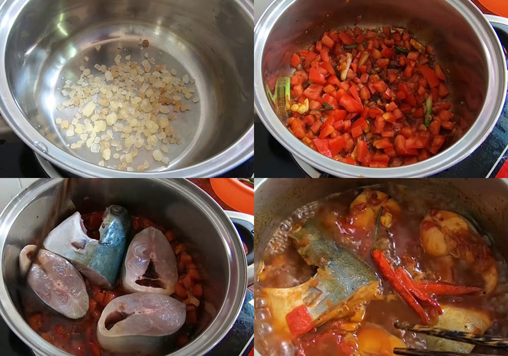 Các bước làm cá cam kho cà chua