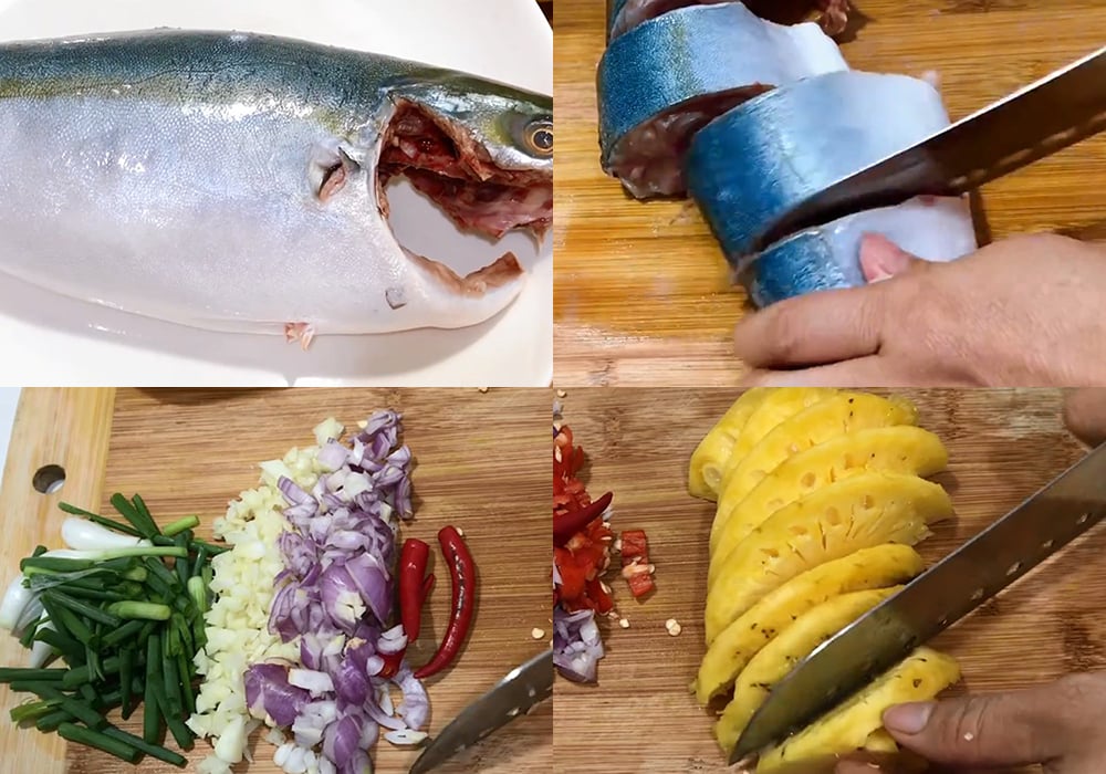 Sơ chế các nguyên liệu