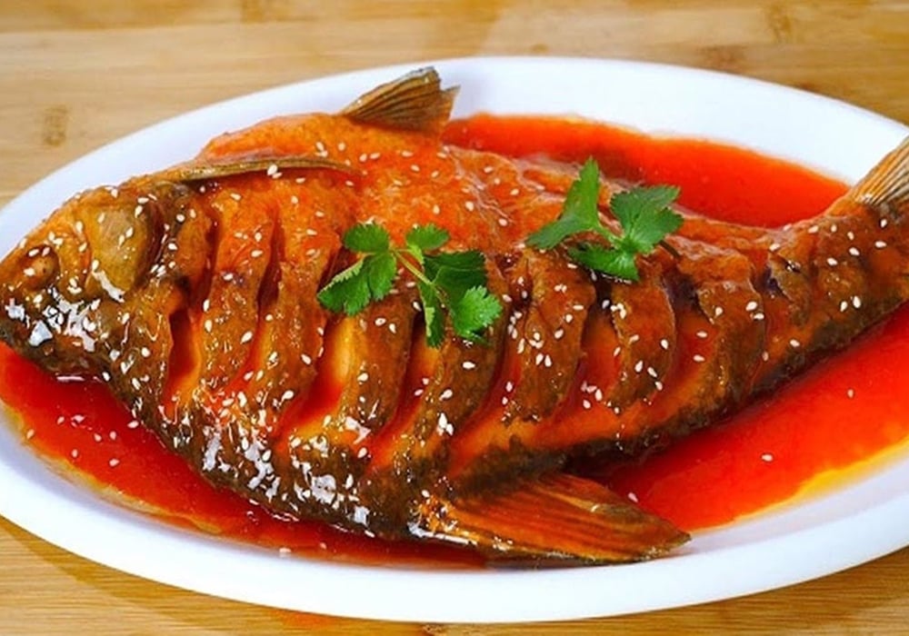 Cá chẽm sốt chua ngọt