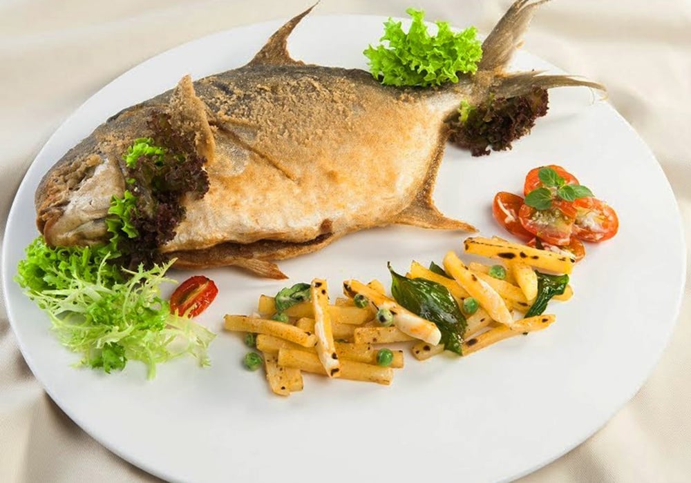 Cá chim chiên giòn