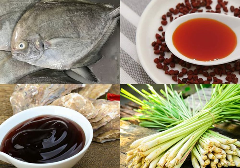Nguyên liệu làm cá chim nướng giấy bạc
