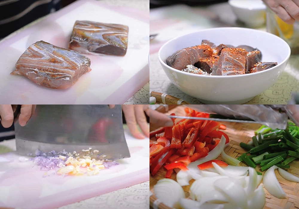 Sơ chế các nguyên liệu