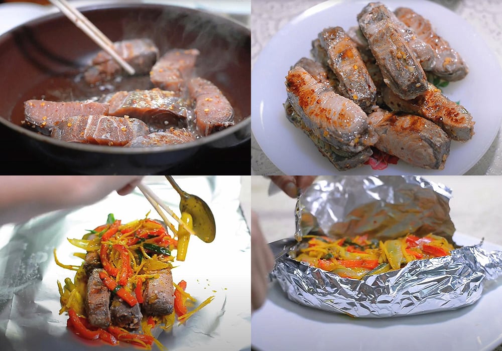 Các bước làm cá cờ nướng