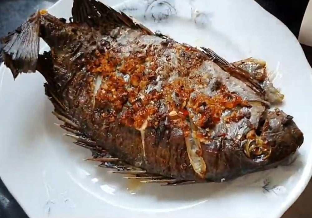 Cá dìa nướng