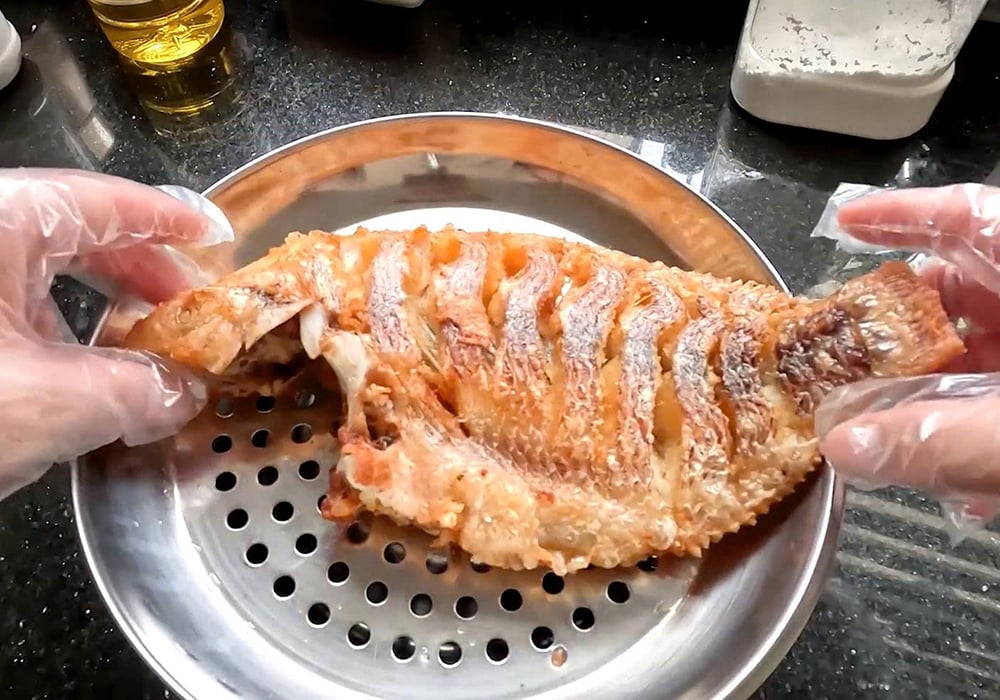 Mẹo bảo quản cá diêu hồng chiên giòn đúng cách