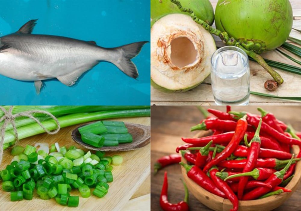 Nguyên liệu làm cá dứa kho tộ