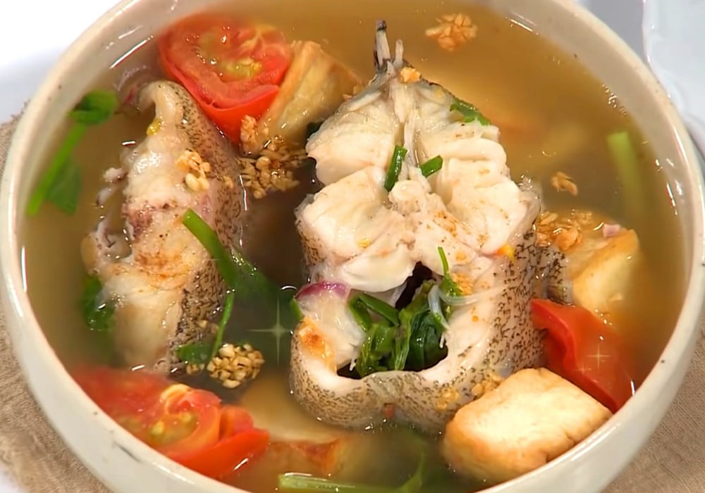 Cá mú nấu canh chua