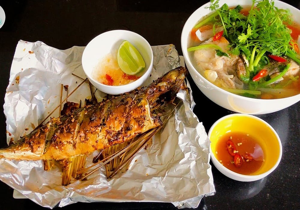 Cá mú nướng giấy bạc