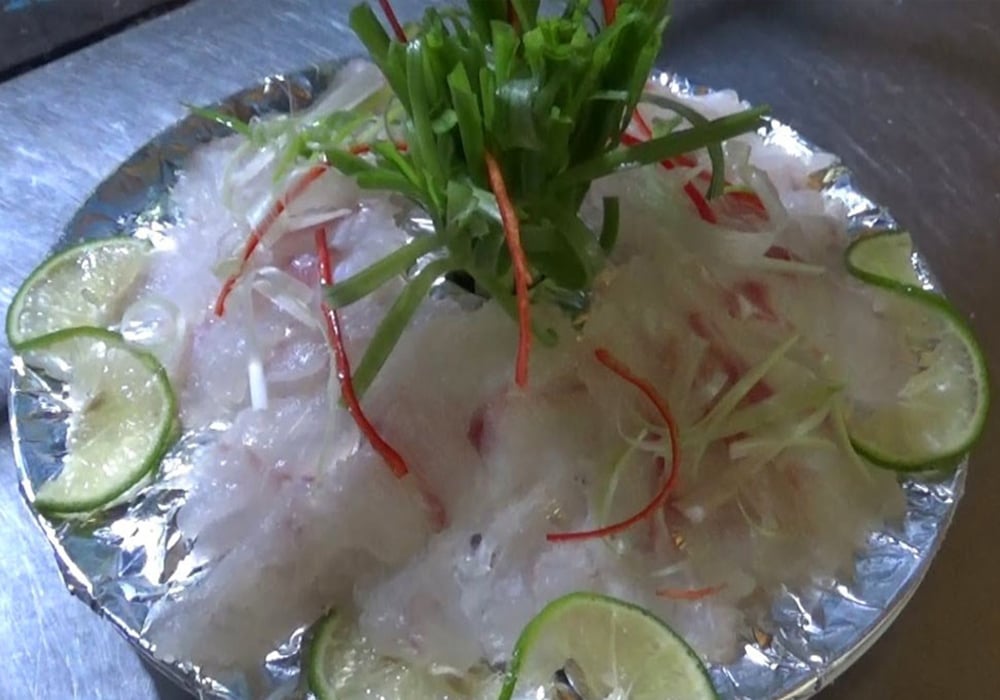 Gỏi cá mú tái chanh