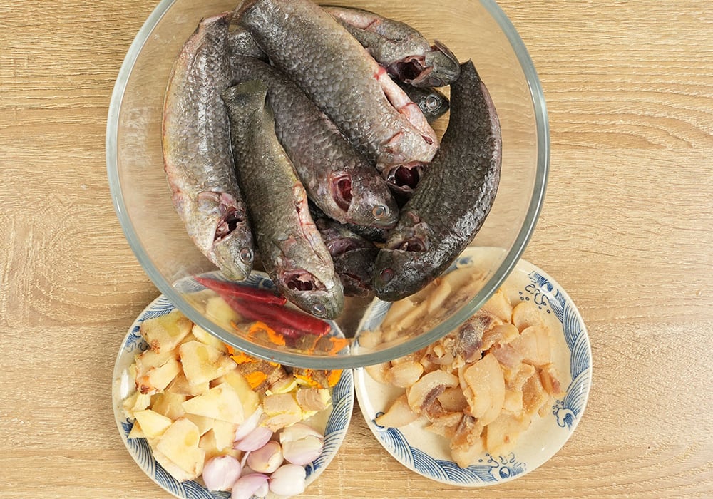 Nguyên liệu làm cá rô kho tộ