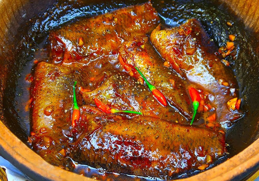 Cá rô kho tộ
