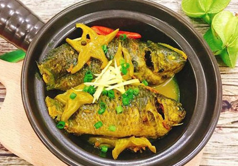 Cá rô kho nghệ
