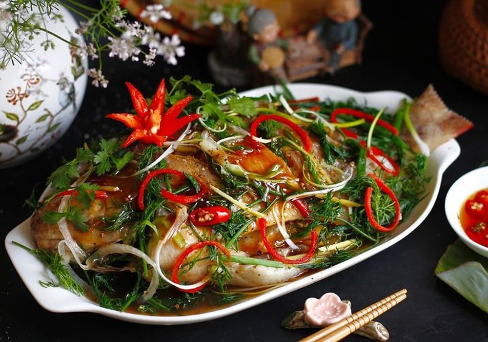 Cá rô phi hấp xì dầu