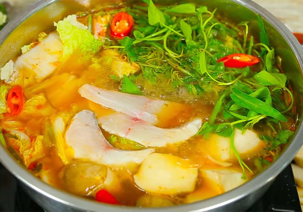 Lẩu cá rô phi