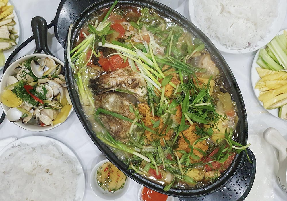 Cá rô phi om dưa (kho dưa)
