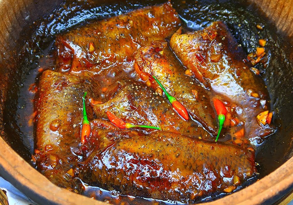 Cá rô phi kho tộ