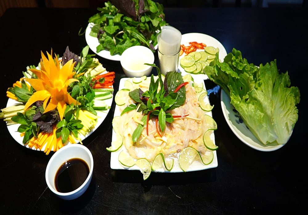 Gỏi cá tầm