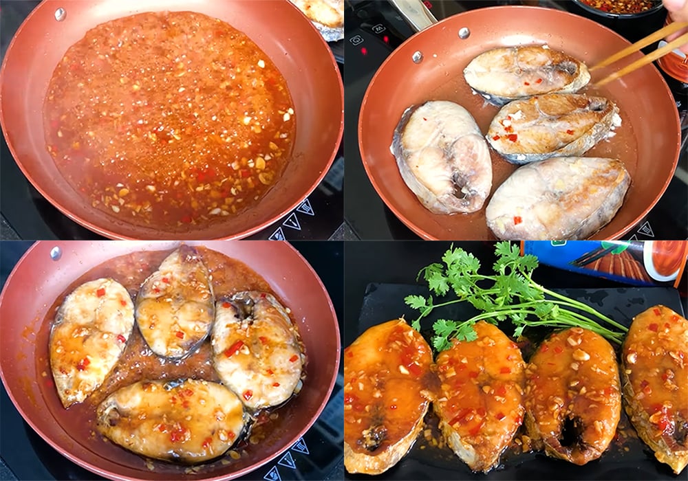 Các bước làm cá thu chiên nước mắm