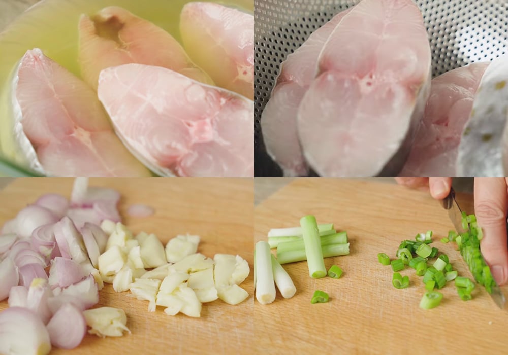 Sơ chế các nguyên liệu