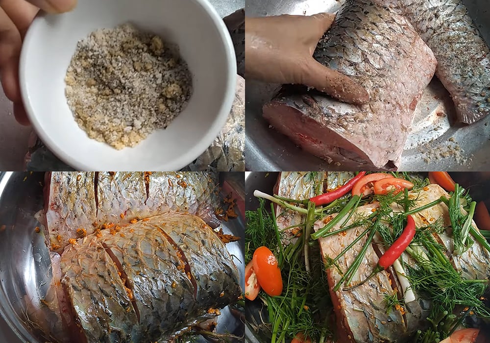Các bước làm cá trắm hấp bia