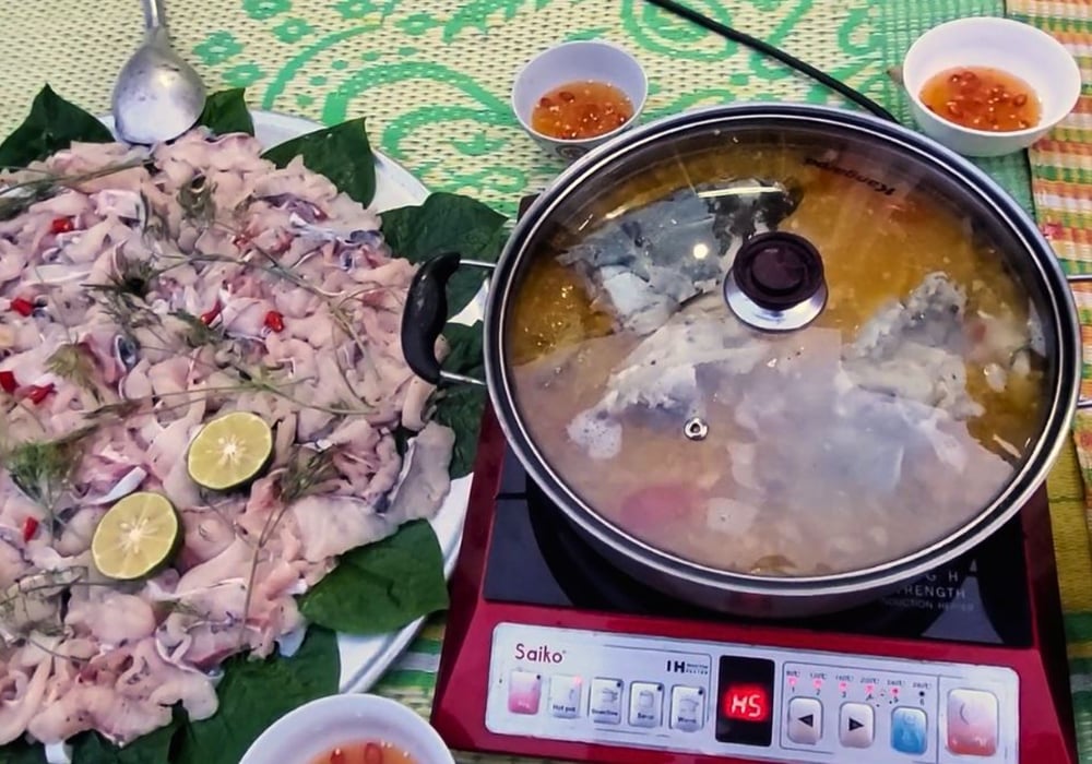 Lẩu cá trắm