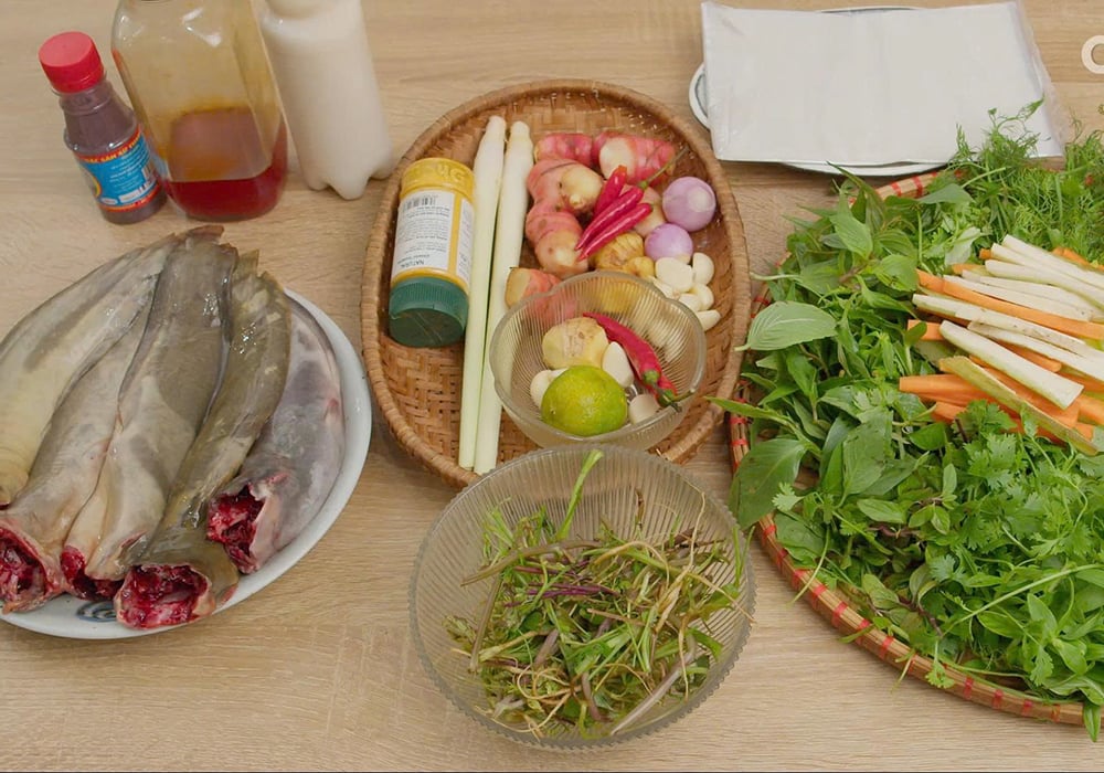 Nguyên liệu làm cá trê nướng
