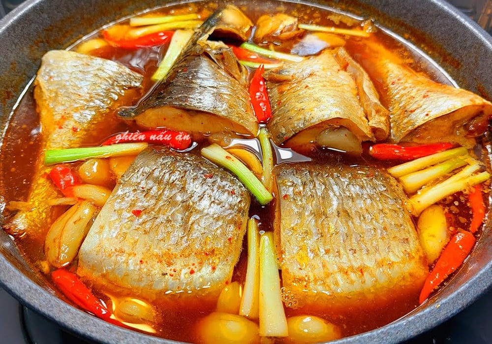 Cá đối kho lạt
