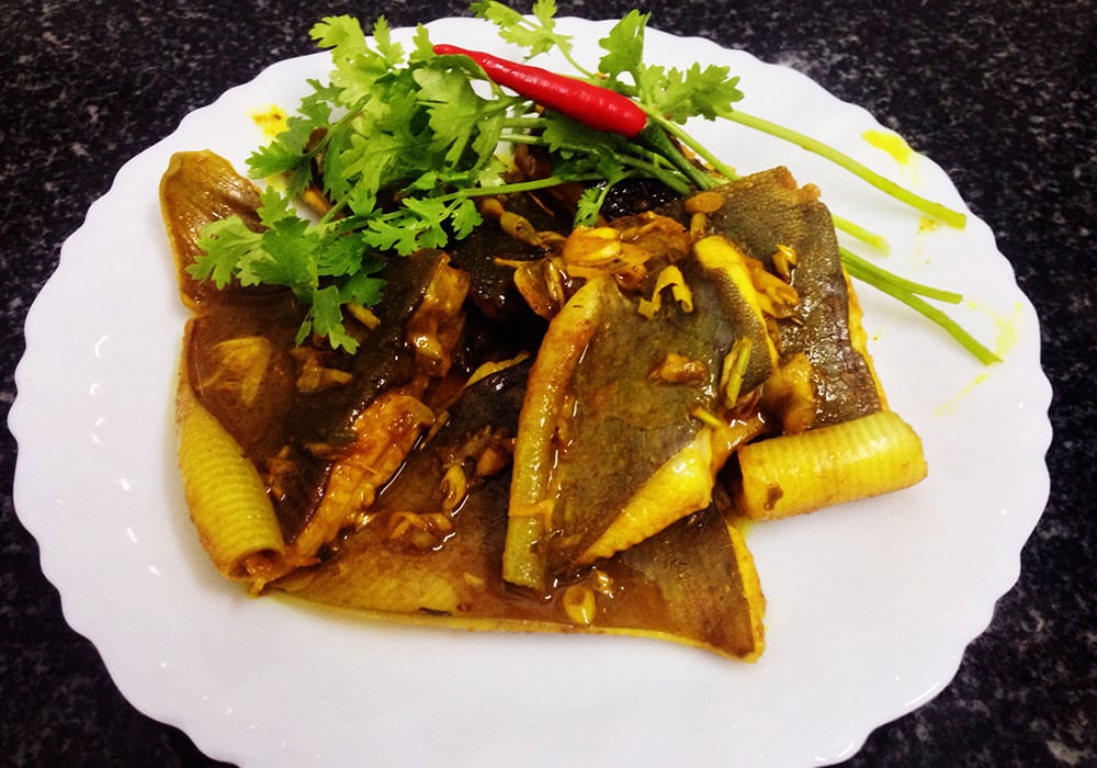 Cá đuối kho nghệ