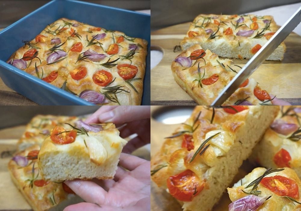 Bánh mì Ý Focaccia hương thảo