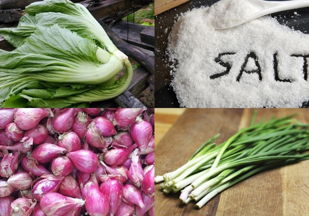 Nguyên liệu và dụng cụ cần chuẩn bị