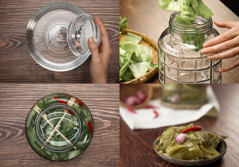 Các bước làm muối dưa chua
