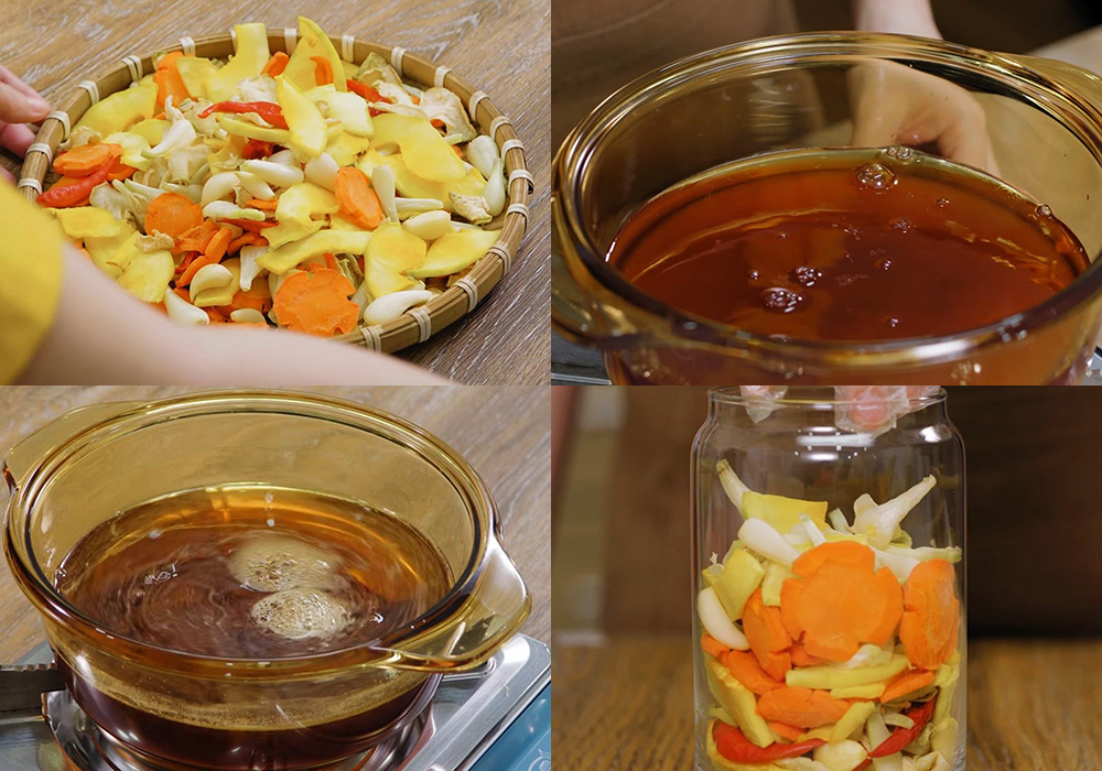 Các bước làm dưa món thập cẩm