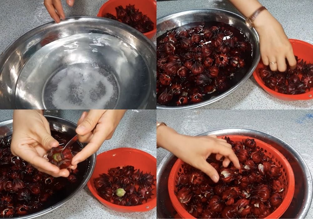 Sơ chế atiso đỏ