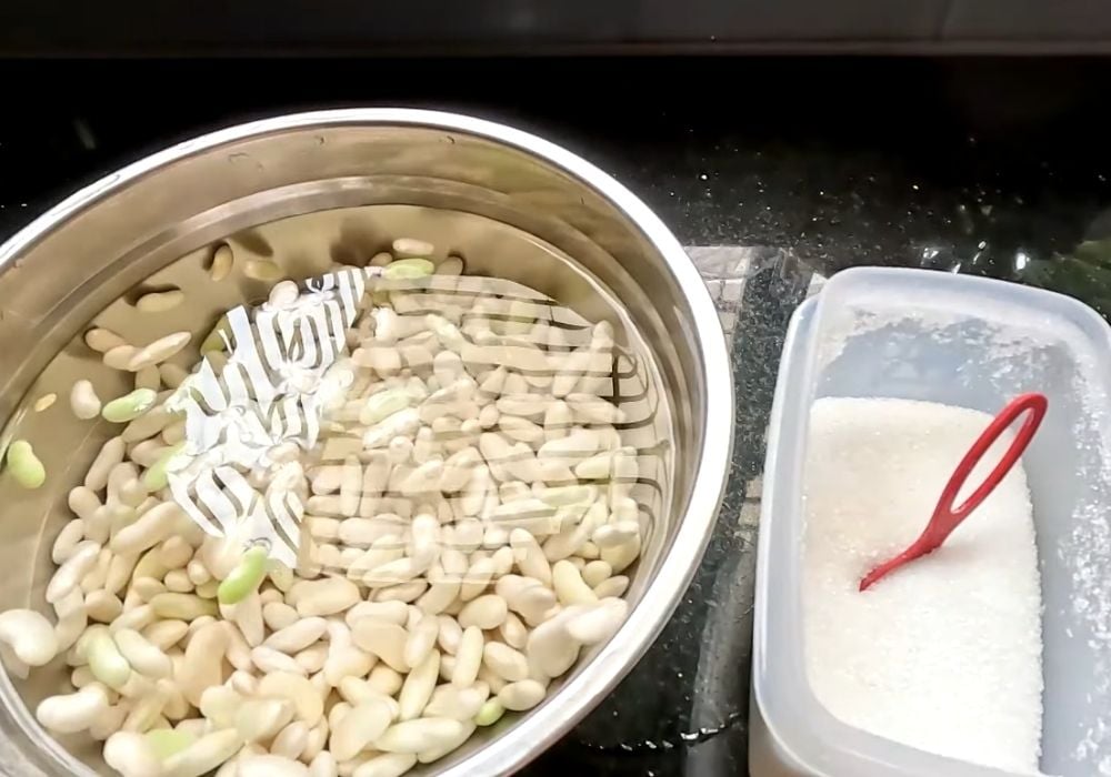 Nguyên liệu làm mứt đậu trắng