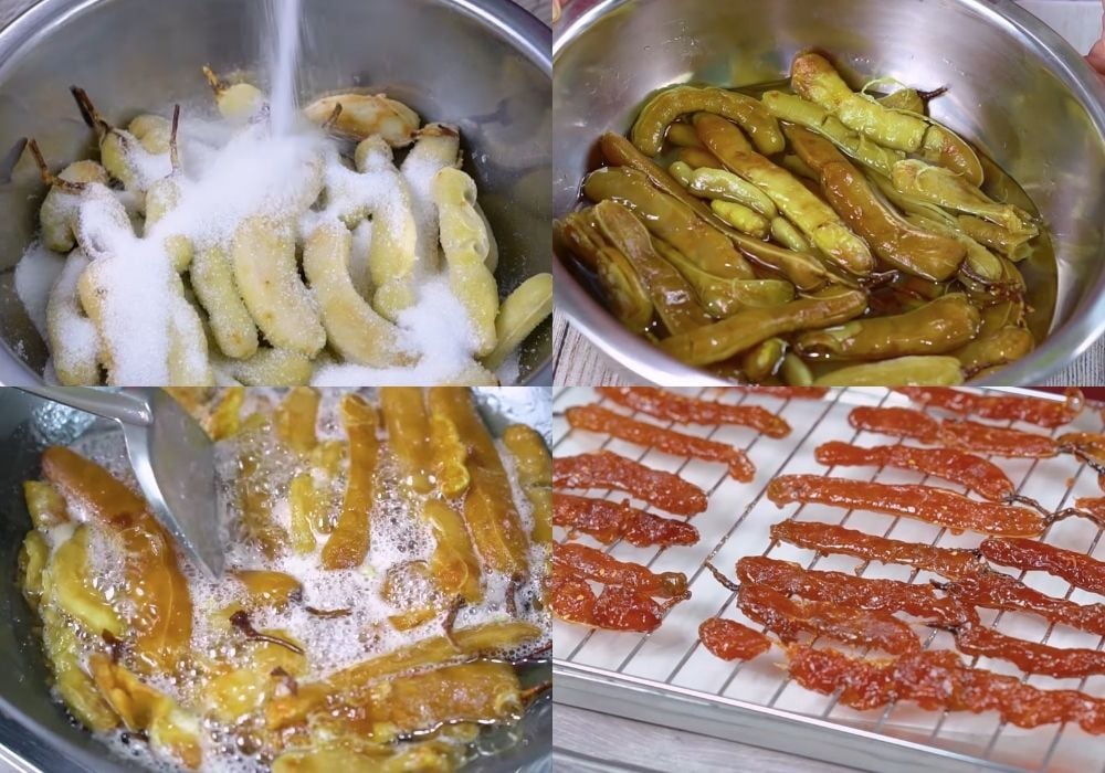 Ướp đường và sên me