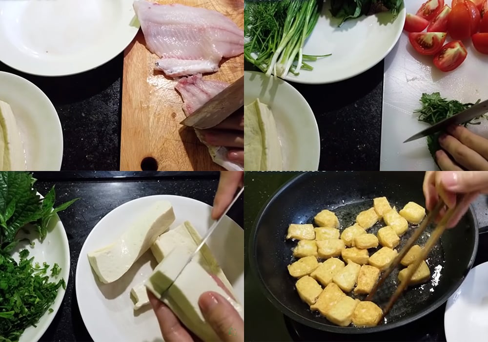 Sơ chế các nguyên liệu