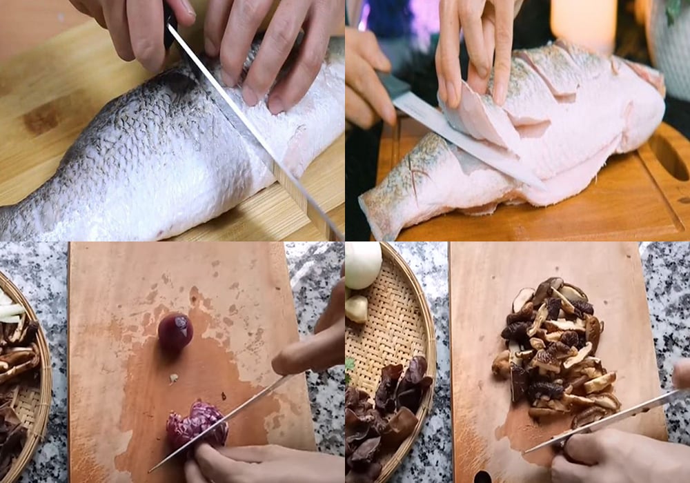 Sơ chế các nguyên liệu