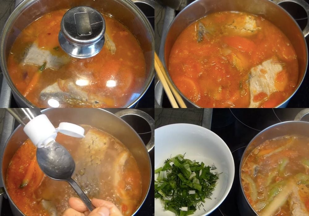 Nấu canh chua