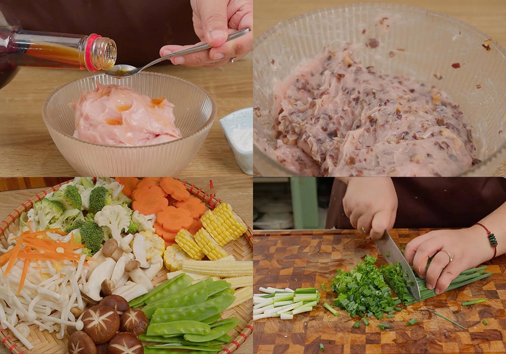 Sơ chế các nguyên liệu