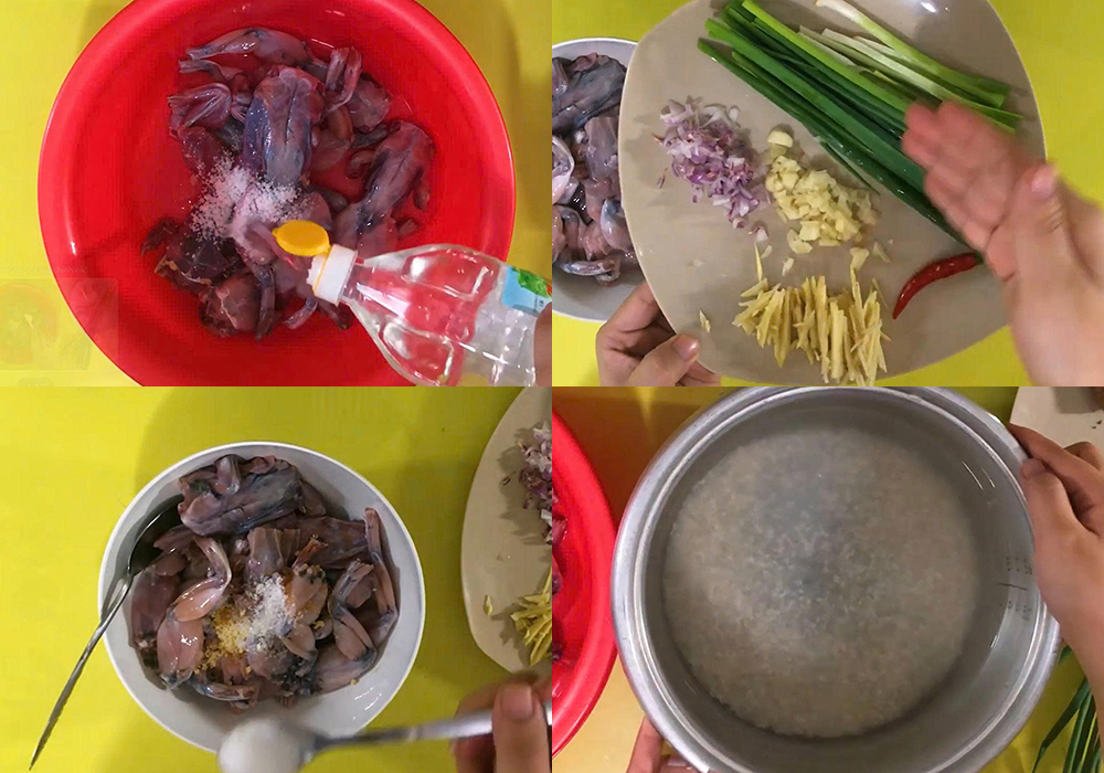 Sơ chế các nguyên liệu