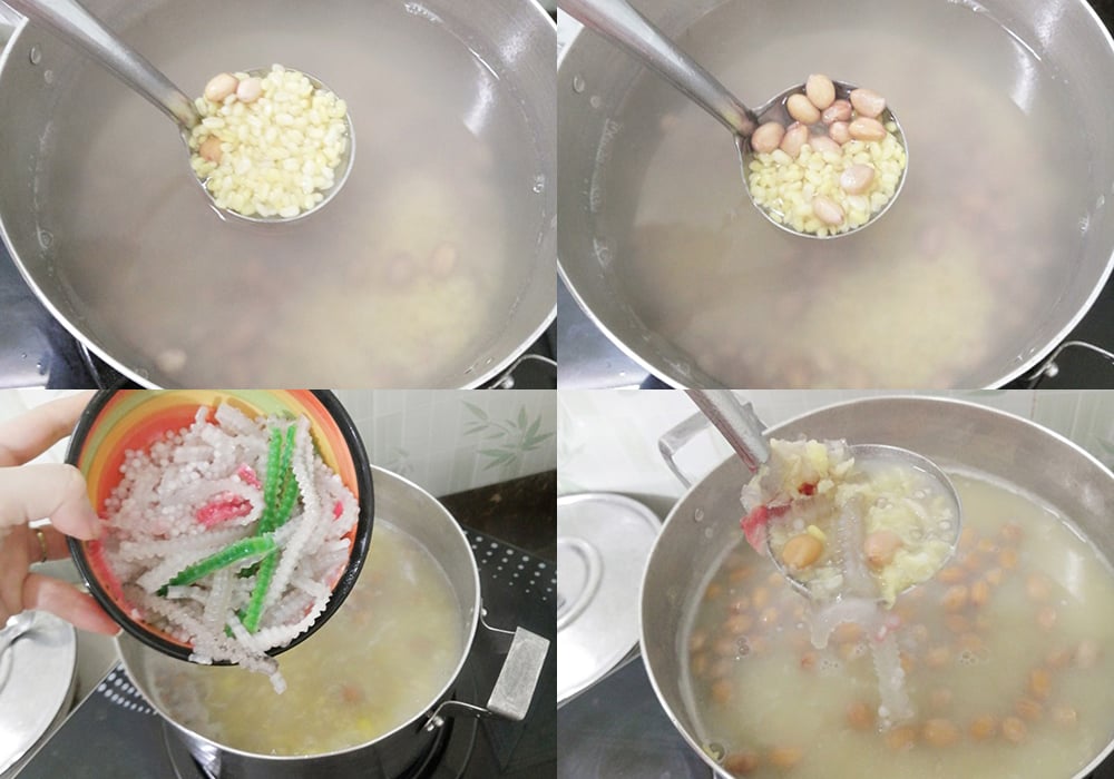 Các bước làm chè thưng