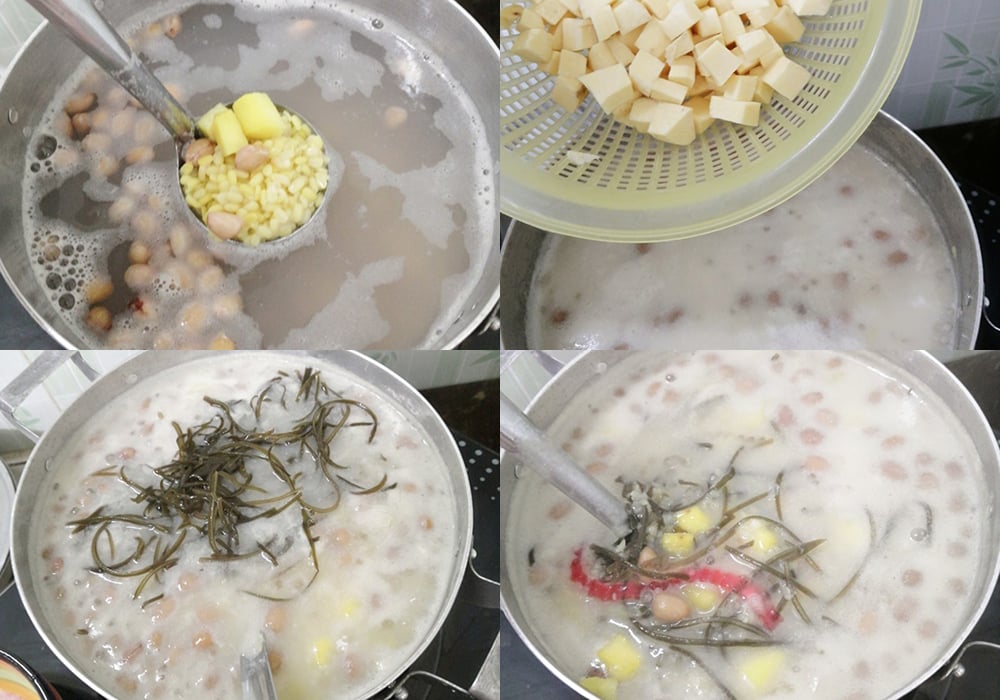 Các bước làm chè thưng